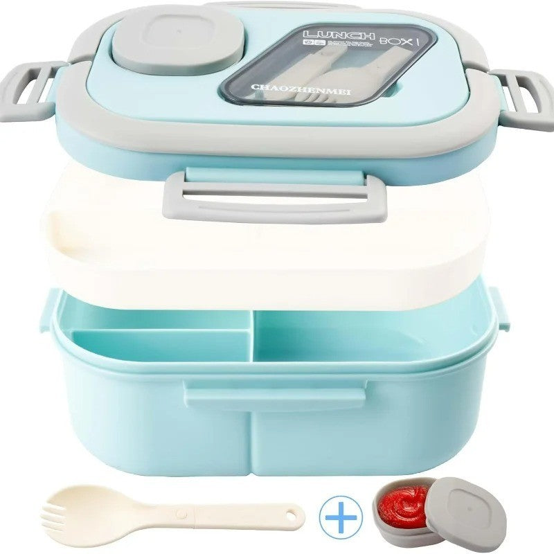 Boîte déjeuner bento compacte – Lunch box étanche – Sans BPA – Bureau