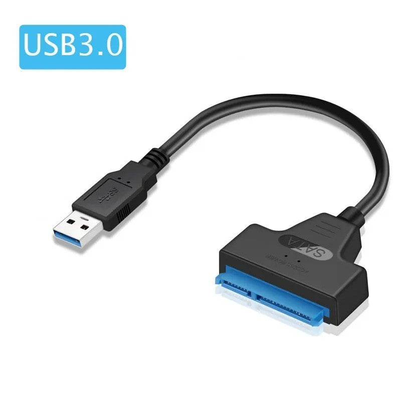 Câble Adaptateur SATA vers USB 3.0 / Type-C – HDD SSD 2.5” Jusqu’à 6 Gbps