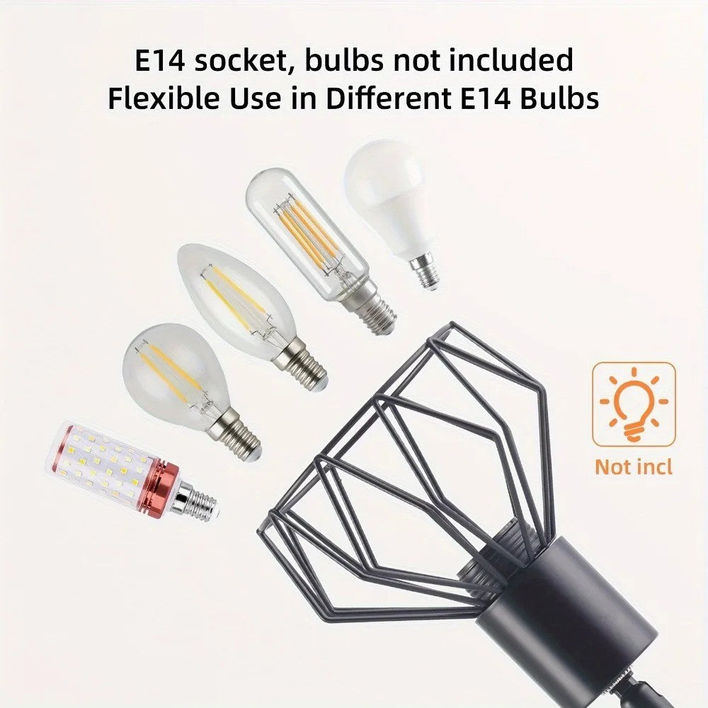 Plafonnier Moderne 6 Spots Orientables – Noir – Éclairage Salon Cuisine Bureau