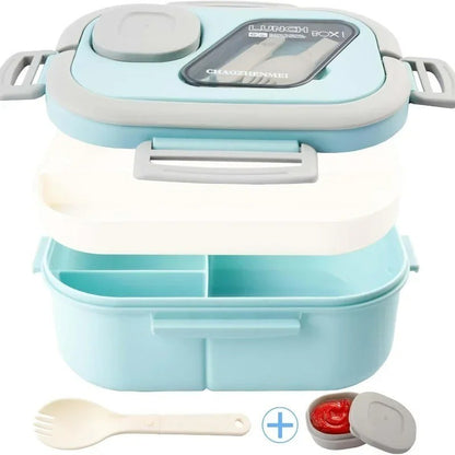 Boîte déjeuner bento compacte – Lunch box étanche – Sans BPA – Bureau