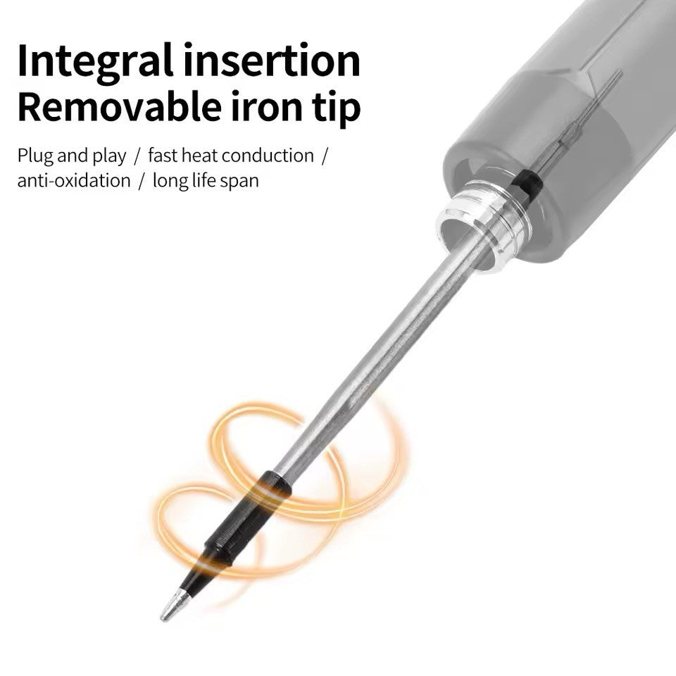Kit Fer à Souder USB Type C Portable Sans Fil 450°C Batterie 600mAh Température