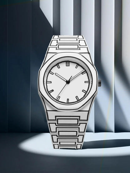 Montre homme design minimaliste – Bracelet 9mm – Montre à quartz