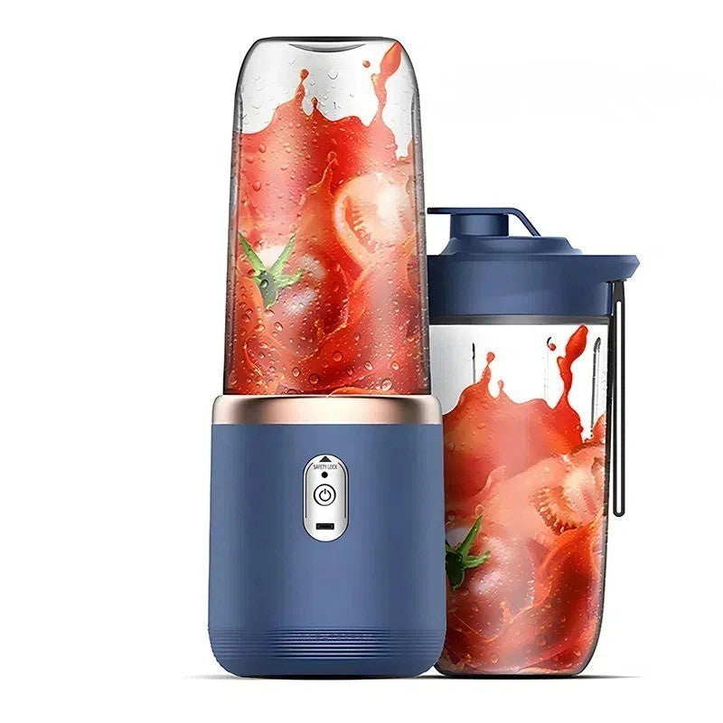 Blender Portable USB 2 Bouteilles – Mini Mixeur Fruits Smoothie Jus Rechargeable