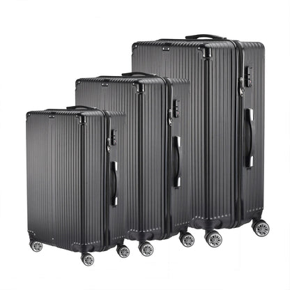 Lot de 3 Valises Rigides S M L – Serrure TSA – 4 Roues – Voyage