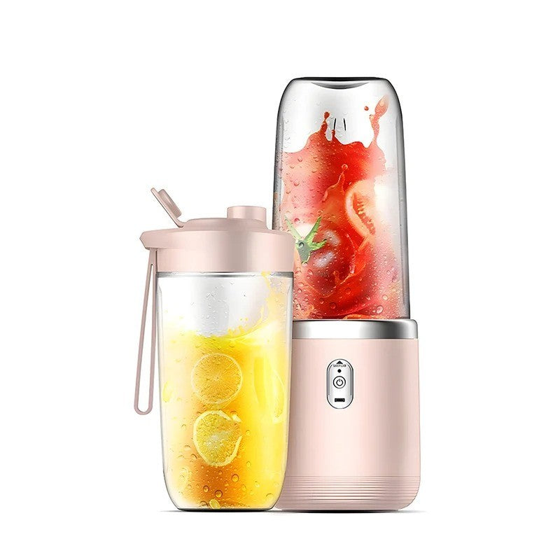 Blender Portable USB 2 Bouteilles – Mini Mixeur Fruits Smoothie Jus Rechargeable