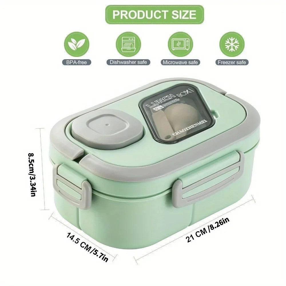 Boîte déjeuner bento compacte – Lunch box étanche – Sans BPA – Bureau