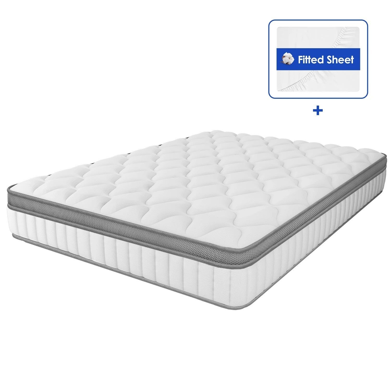MATELAS 140X190 140X200 90X190 90X200 HAUTEUR 25 CM 9 ZONES PREMIUM
