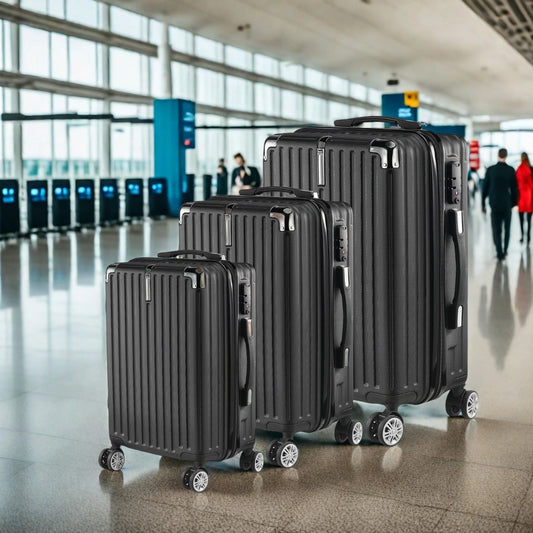 Lot de 3 Valises Rigides S M L – Serrure TSA – 4 Roues – Voyage