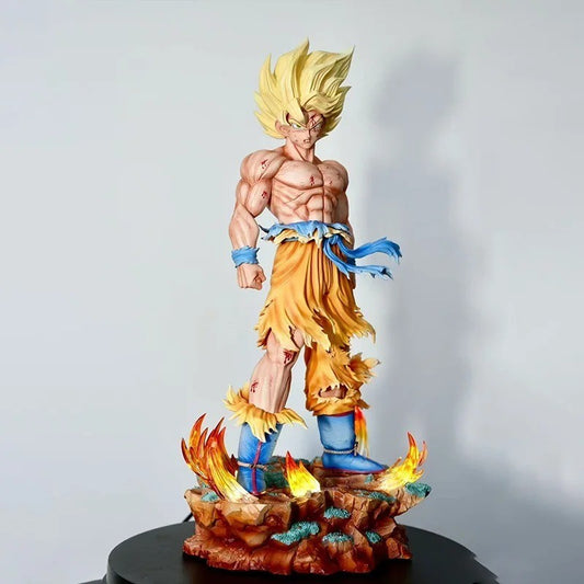 Figurine Dragon Ball Z – Son Goku Super Saiyan – Environ 34 cm