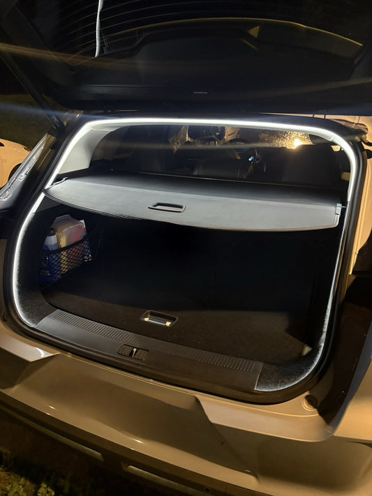 Bande Lumineuse LED Coffre Hayon Auto 4M Lumière Blanche Éclairage Intérieur