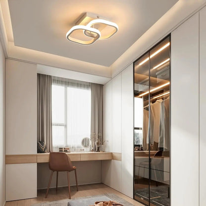 Plafonnier LED Moderne 22W Blanc Chaud 3000K – Luminaire Design Couloir Salon