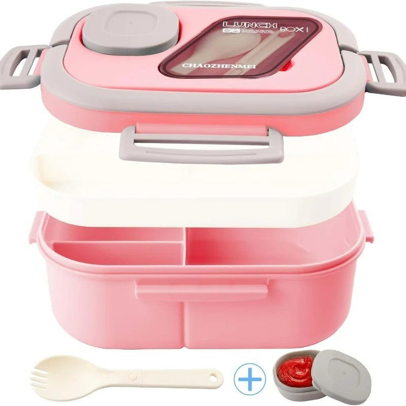 Boîte déjeuner bento compacte – Lunch box étanche – Sans BPA – Bureau