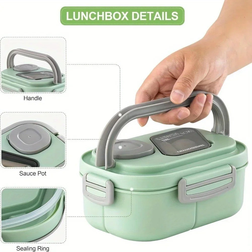 Boîte déjeuner bento compacte – Lunch box étanche – Sans BPA – Bureau