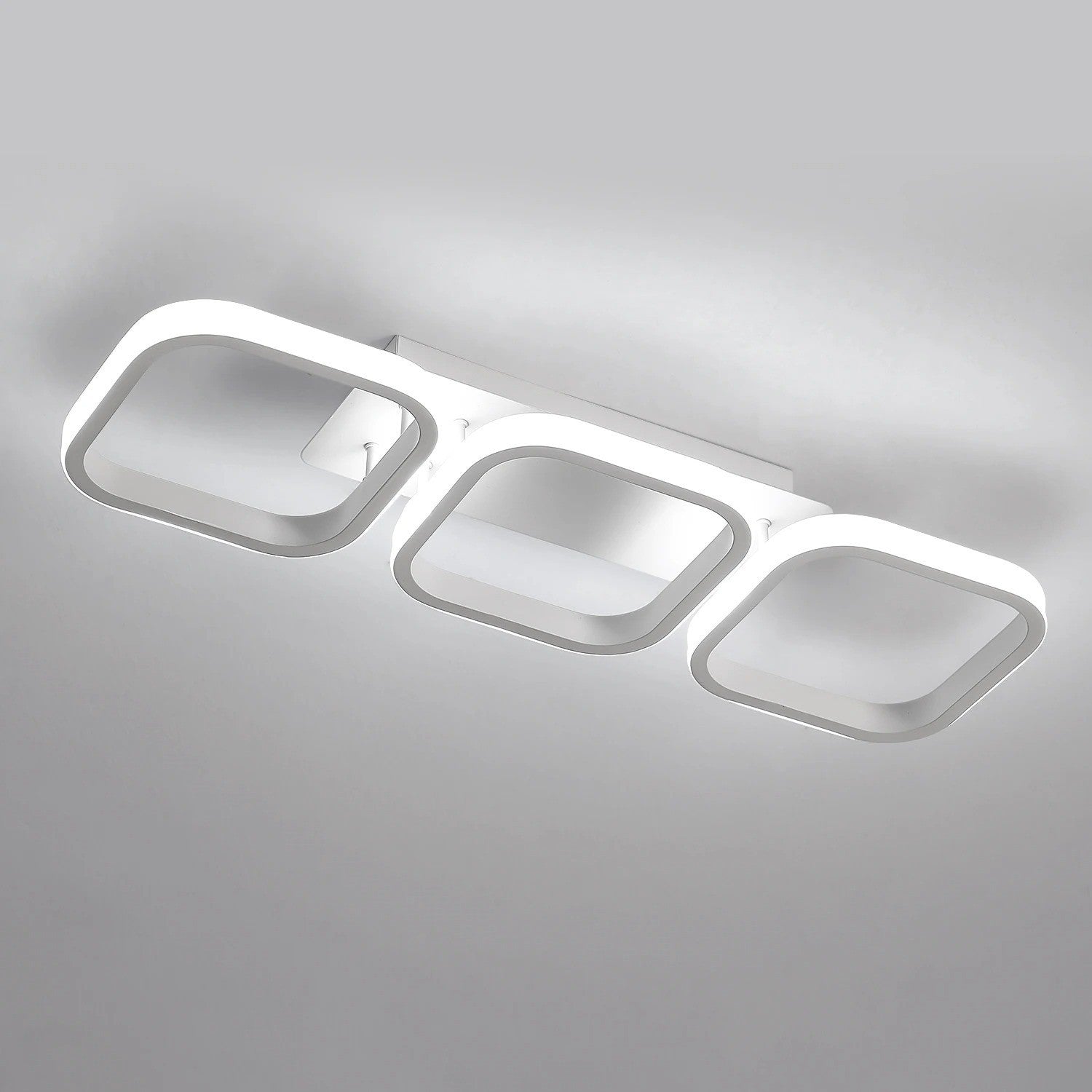 Plafonnier LED Moderne 32W Blanc 6000K – Luminaire Design Salon Chambre