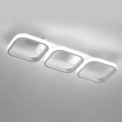 Plafonnier LED Moderne 32W Blanc 6000K – Luminaire Design Salon Chambre