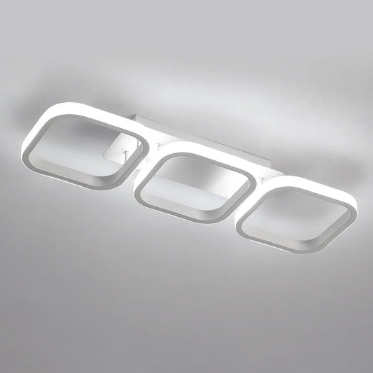 Plafonnier LED Moderne 32W Blanc 6000K – Luminaire Design Salon Chambre