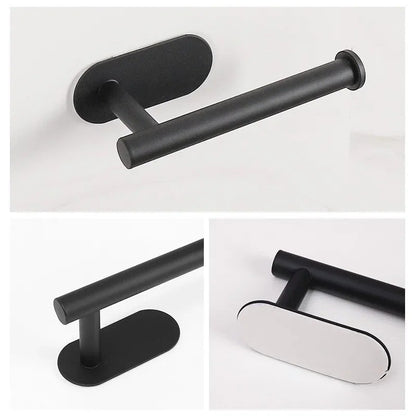 Porte Papier WC Mural Inox Sans Perçage – Support Papier Toilette Moderne