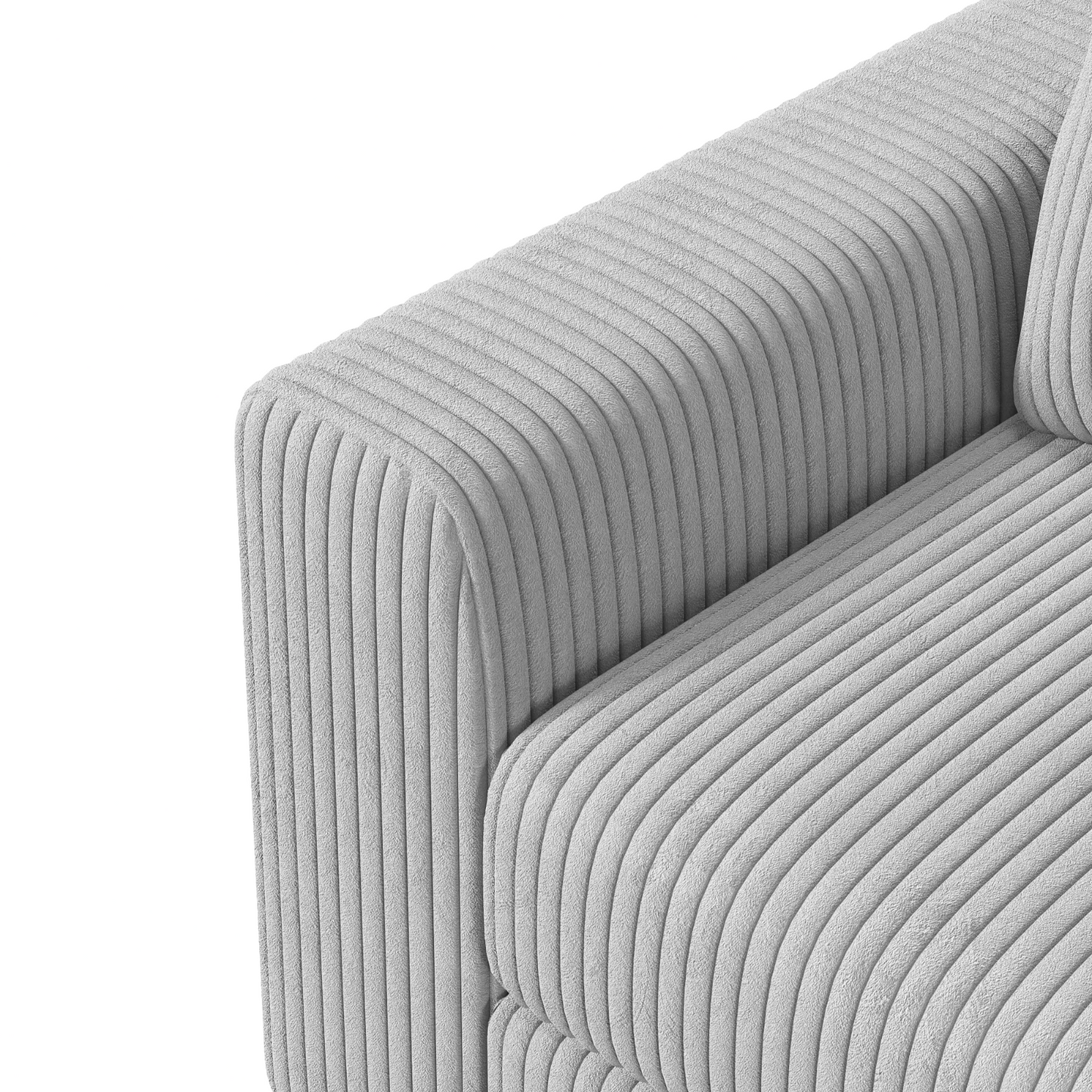 Canapé Modulaire Premium Velours Côtelé – 2 à 4 Places – Configurable