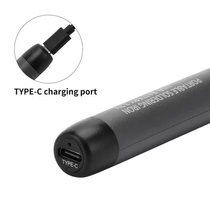 Kit Fer à Souder USB Type C Portable Sans Fil 450°C Batterie 600mAh Température