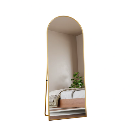Grand miroir de sol design – Style contemporain