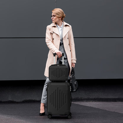 Ensemble Bagages Prestige 2 Pièces - Valise Cabine et Vanity assorti