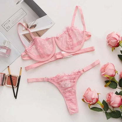 Ensemble Lingerie Dentelle Femme Sexy