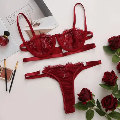 Ensemble Lingerie Dentelle Femme Sexy