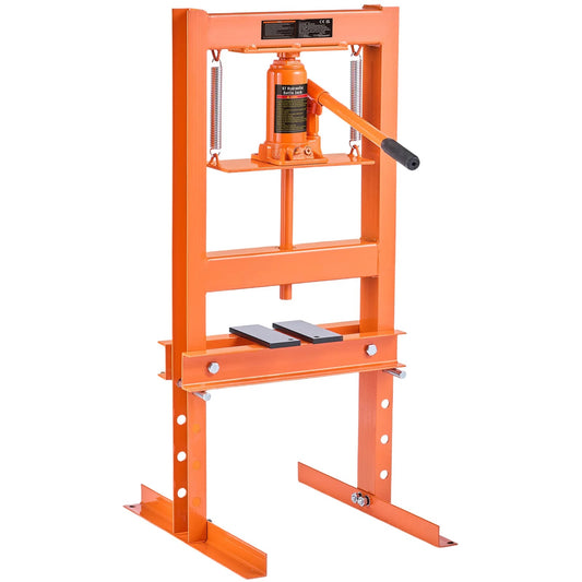 Presse Hydraulique d'Atelier 6T - Structure Acier Renforcée et Plaques de Pressage