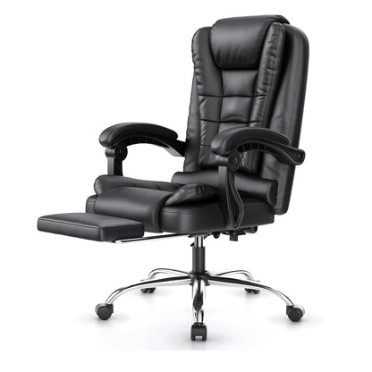 Fauteuil de Bureau Ergonomique de Direction - Confort et Repose-Pieds