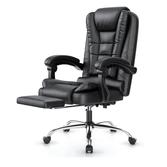 Fauteuil de Bureau Ergonomique de Direction - Confort et Repose-Pieds